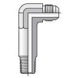 Triple-Lok 37 Flare JIC - Tube to NPT - Extra Long Leg - 90 Elbow